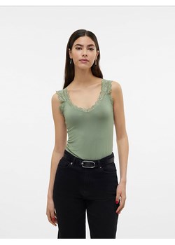 Vero Moda Top &quot;Rosa&quot; w kolorze zielonym ze sklepu Limango Polska w kategorii Bluzki damskie - zdjęcie 172435879