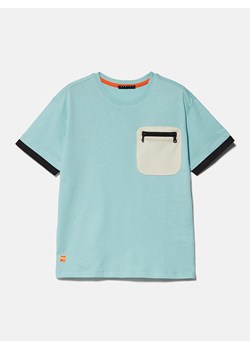 Sisley Koszulka w kolorze turkusowym ze sklepu Limango Polska w kategorii T-shirty chłopięce - zdjęcie 172436045