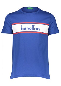 Benetton Koszulka w kolorze niebiesko-białym ze sklepu Limango Polska w kategorii T-shirty męskie - zdjęcie 172436347