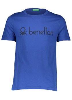 Benetton Koszulka w kolorze niebieskim ze sklepu Limango Polska w kategorii T-shirty męskie - zdjęcie 172436357
