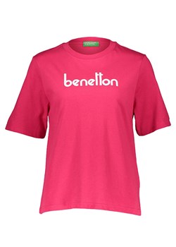 Benetton Koszulka w kolorze różowym ze sklepu Limango Polska w kategorii Bluzki damskie - zdjęcie 172436427