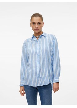 Vero Moda Koszula &quot;Linn&quot; w kolorze błękitno-kremowym ze sklepu Limango Polska w kategorii Koszule damskie - zdjęcie 172436525