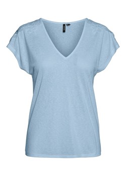 Vero Moda Koszulka &quot;Ilsa&quot; w kolorze błękitnym ze sklepu Limango Polska w kategorii Bluzki damskie - zdjęcie 172436536