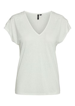 Vero Moda Koszulka &quot;Ilsa&quot; w kolorze białym ze sklepu Limango Polska w kategorii Bluzki damskie - zdjęcie 172436537