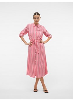 Vero Moda Sukienka &quot;Ilisa&quot; w kolorze różowo-białym ze sklepu Limango Polska w kategorii Sukienki - zdjęcie 172436558