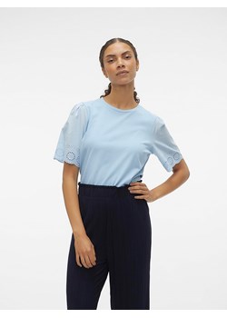 Vero Moda Koszulka w kolorze błękitnym ze sklepu Limango Polska w kategorii Bluzki damskie - zdjęcie 172436667