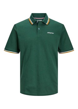 Jack &amp; Jones Koszulka polo w kolorze zielonym ze sklepu Limango Polska w kategorii T-shirty męskie - zdjęcie 172436705
