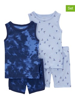 carter&apos;s Piżamy (2 szt.) w kolorze niebieskim ze sklepu Limango Polska w kategorii Piżamy dziecięce - zdjęcie 172437099