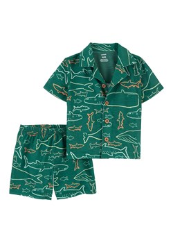 carter&apos;s Piżama w kolorze zielonym ze sklepu Limango Polska w kategorii Piżamy dziecięce - zdjęcie 172437117