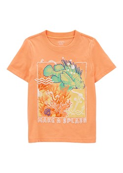 carter&apos;s Koszulka w kolorze pomarańczowym ze sklepu Limango Polska w kategorii T-shirty chłopięce - zdjęcie 172437127