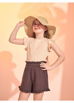 Sinsay - Koszulka - beżowy ze sklepu Sinsay w kategorii Bluzki dziewczęce - zdjęcie 172438049