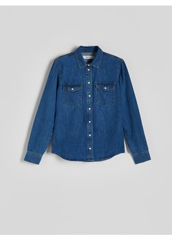 Reserved - Koszula jeansowa - niebieski ze sklepu Reserved w kategorii Koszule damskie - zdjęcie 172438295