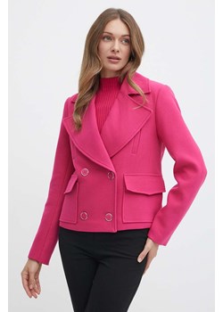 Morgan kurtka GSOSSO damska kolor różowy przejściowa GSOSSO ze sklepu ANSWEAR.com w kategorii Kurtki damskie - zdjęcie 172438725