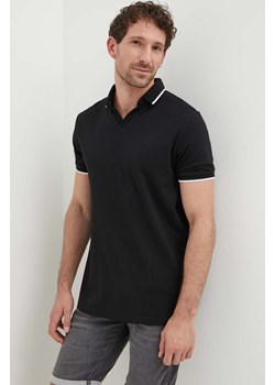 Liu Jo polo męski kolor czarny gładki ze sklepu ANSWEAR.com w kategorii T-shirty męskie - zdjęcie 172438879