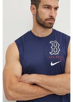 Nike t-shirt treningowy Boston Red Sox kolor granatowy ze sklepu ANSWEAR.com w kategorii T-shirty męskie - zdjęcie 172439109