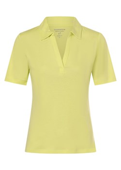 brookshire Damska koszulka polo Kobiety Dżersej cytrynowy jednolity ze sklepu vangraaf w kategorii Bluzki damskie - zdjęcie 172440625