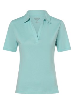brookshire Damska koszulka polo Kobiety Dżersej turkusowy jednolity ze sklepu vangraaf w kategorii Bluzki damskie - zdjęcie 172440626