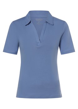 brookshire Damska koszulka polo Kobiety Dżersej niebieski jednolity ze sklepu vangraaf w kategorii Bluzki damskie - zdjęcie 172440627