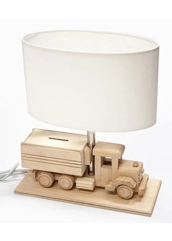 Biała lampka dziecięca ciężarówka ze skarbonką - S190-Edvin ze sklepu Edinos.pl w kategorii Lampy dziecięce - zdjęcie 172440919