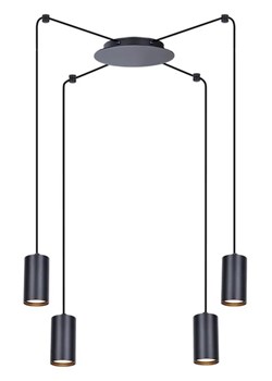 Industrialna czarna lampa wisząca pająk - S781-Lona ze sklepu Edinos.pl w kategorii Lampy wiszące - zdjęcie 172441029