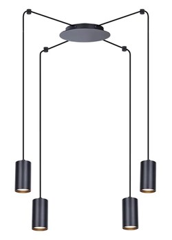 Czarna industrialna lampa wisząca pająk M2-L64 ze sklepu Edinos.pl w kategorii Lampy wiszące - zdjęcie 172441029