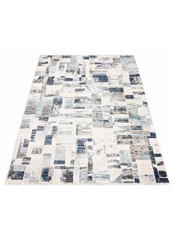 Prostokątny szary dywan z Nowoczesną kratę - Bodi 6X ze sklepu Edinos.pl w kategorii Dywany - zdjęcie 172441249