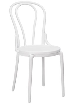 Białe krzesło tulipan - Inka ze sklepu Edinos.pl w kategorii Krzesła - zdjęcie 172441549