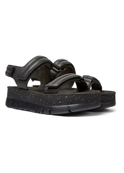 Camper Skórzane sandały w kolorze czarnym ze sklepu Limango Polska w kategorii Sandały damskie - zdjęcie 172441919