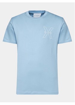 Richmond X T-Shirt Rached UMP24031TS Błękitny Regular Fit ze sklepu MODIVO w kategorii T-shirty męskie - zdjęcie 172442587