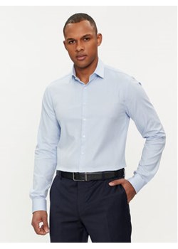 Calvin Klein Koszula Tonal Structure K10K112592 Błękitny Slim Fit ze sklepu MODIVO w kategorii Koszule męskie - zdjęcie 172442686