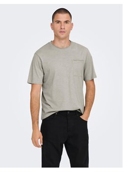 Only & Sons T-Shirt Roy 22022531 Écru Regular Fit ze sklepu MODIVO w kategorii T-shirty męskie - zdjęcie 172442817