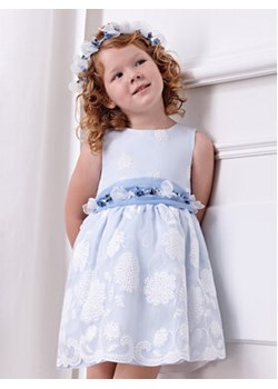Abel & Lula Sukienka elegancka 5031 Błękitny Regular Fit ze sklepu MODIVO w kategorii Sukienki dziewczęce - zdjęcie 172442825