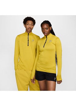Koszulka z długim rękawem i zamkiem 1/2 Nike x Patta Running Team - Żółty ze sklepu Nike poland w kategorii T-shirty męskie - zdjęcie 172447176