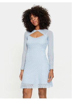 Guess Sukienka codzienna W4GK72 R2OH0 Błękitny Regular Fit ze sklepu MODIVO w kategorii Sukienki - zdjęcie 172447597