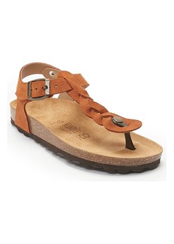 Mandel Skórzane sandały w kolorze jasnobrązowym ze sklepu Limango Polska w kategorii Sandały damskie - zdjęcie 172447767