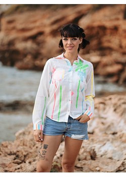 Isla Bonita by SIGRIS Koszula w kolorze białym ze sklepu Limango Polska w kategorii Koszule damskie - zdjęcie 172447795