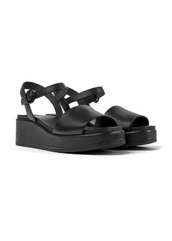 Camper Skórzane sandały w kolorze czarnym ze sklepu Limango Polska w kategorii Sandały damskie - zdjęcie 172447805