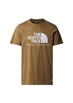 Koszulka The North Face Berkeley California 0A87U51731 - brązowa ze sklepu streetstyle24.pl w kategorii T-shirty męskie - zdjęcie 172448437