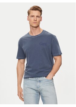 Gant T-Shirt Sunfaded 2013018 Niebieski Regular Fit ze sklepu MODIVO w kategorii T-shirty męskie - zdjęcie 172449546
