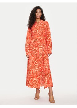 ONLY Sukienka koszulowa Callie 15318799 Pomarańczowy Regular Fit ze sklepu MODIVO w kategorii Sukienki - zdjęcie 172449795