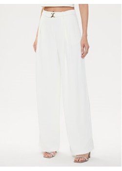 Rinascimento Spodnie materiałowe CFC0118336003 Biały Wide Leg ze sklepu MODIVO w kategorii Spodnie damskie - zdjęcie 172449829
