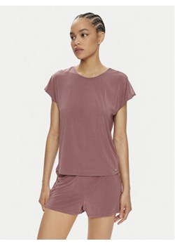 Calvin Klein Underwear Koszulka piżamowa 000QS7157E Różowy Relaxed Fit ze sklepu MODIVO w kategorii Piżamy damskie - zdjęcie 172450068