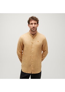 TIMBERLAND KOSZULA LINEN KOREAN COLLAR SHIRT ze sklepu Timberland w kategorii Koszule męskie - zdjęcie 172450187