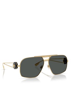 Okulary przeciwsłoneczne Versace 0VE2269 100287 Złoty ze sklepu eobuwie.pl w kategorii Okulary przeciwsłoneczne męskie - zdjęcie 172450315