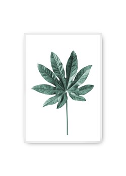 Plakat Leaf  Emerald Green ze sklepu dekoria.pl w kategorii Obrazy - zdjęcie 172474166