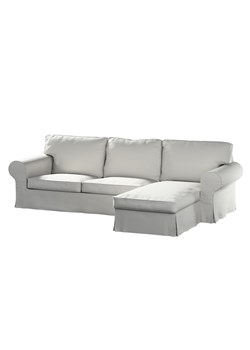 Pokrowiec na sofę Ektorp 2-osobową i leżankę ze sklepu dekoria.pl w kategorii Pokrowce na kanapy i fotele - zdjęcie 172480669