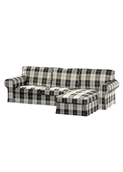 Pokrowiec na sofę Ektorp 2-osobową i leżankę ze sklepu dekoria.pl w kategorii Pokrowce na kanapy i fotele - zdjęcie 172480687
