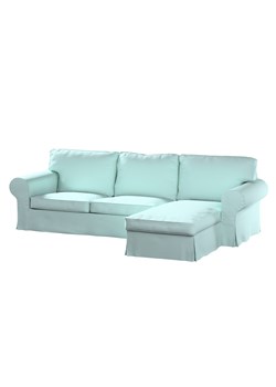 Pokrowiec na sofę Ektorp 2-osobową i leżankę ze sklepu dekoria.pl w kategorii Pokrowce na kanapy i fotele - zdjęcie 172480696