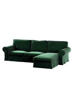 Pokrowiec na sofę Ektorp 2-osobową i leżankę ze sklepu dekoria.pl w kategorii Pokrowce na kanapy i fotele - zdjęcie 172480726