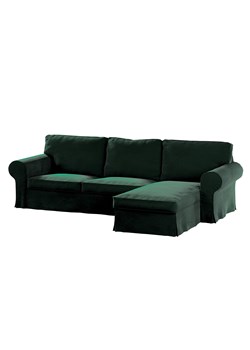 Pokrowiec na sofę Ektorp 2-osobową i leżankę ze sklepu dekoria.pl w kategorii Pokrowce na kanapy i fotele - zdjęcie 172480729
